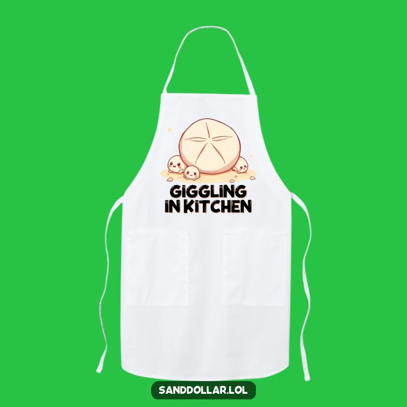 Funny Shell Giggle Apron: Joyful Chef Characters, Humorous Kitchen Gift