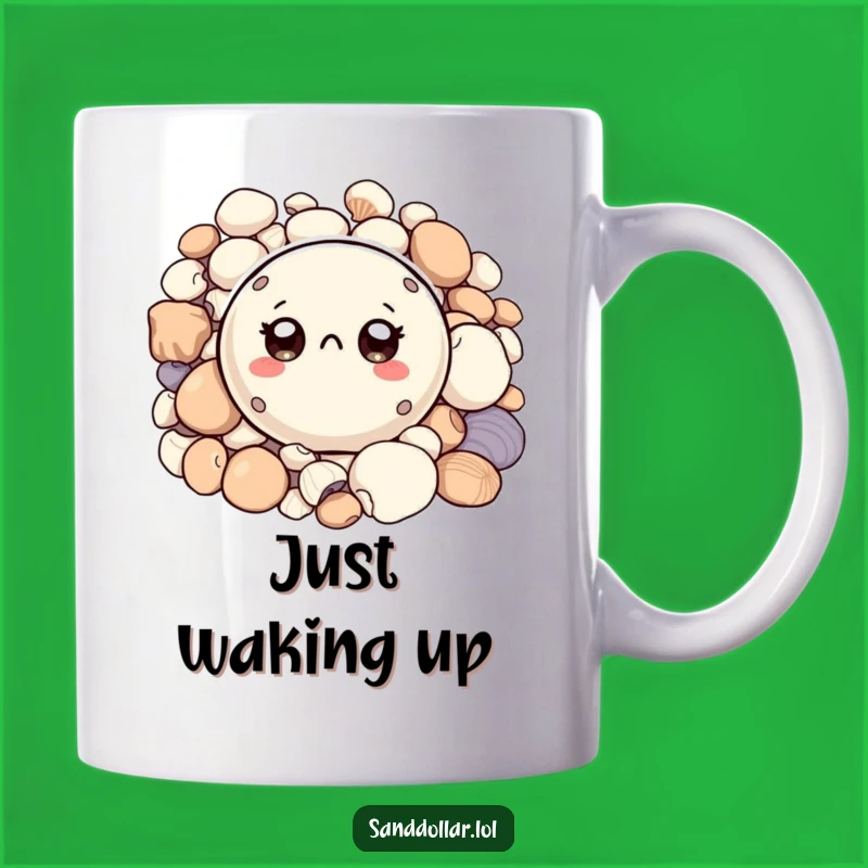 Funny Sand Dollar Mug: Hilarious Gift for Curious Beach Lovers!