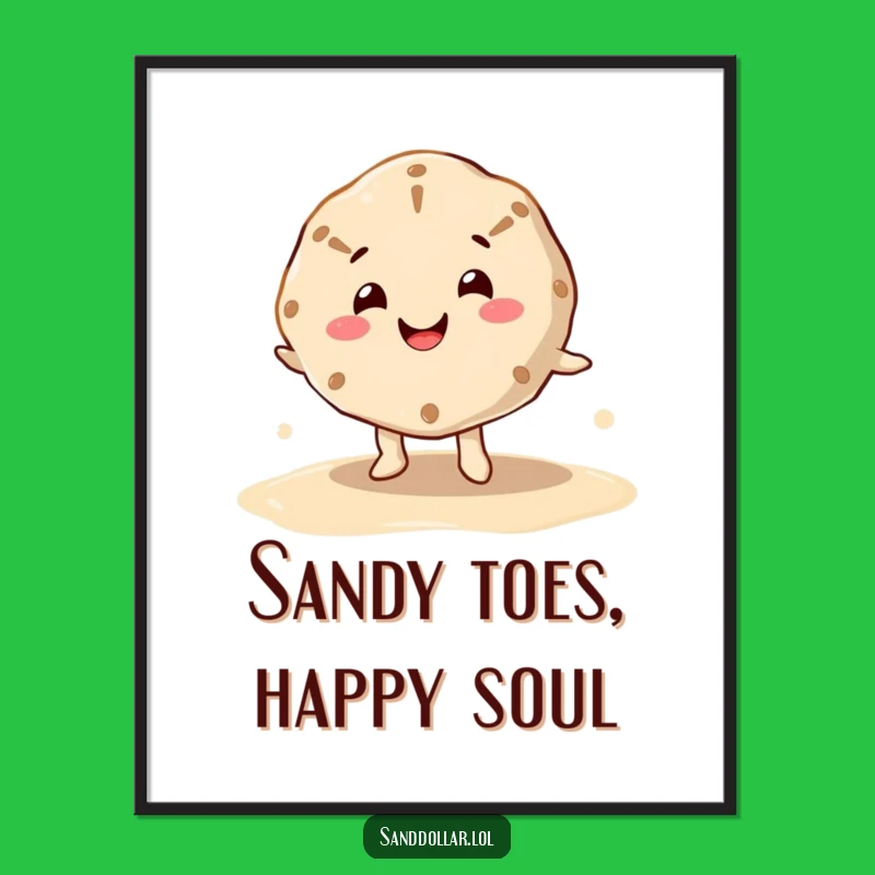 Free Printable Sand Dollar Wall Art: Funny Downloadable Decor for a Cheerful Space!