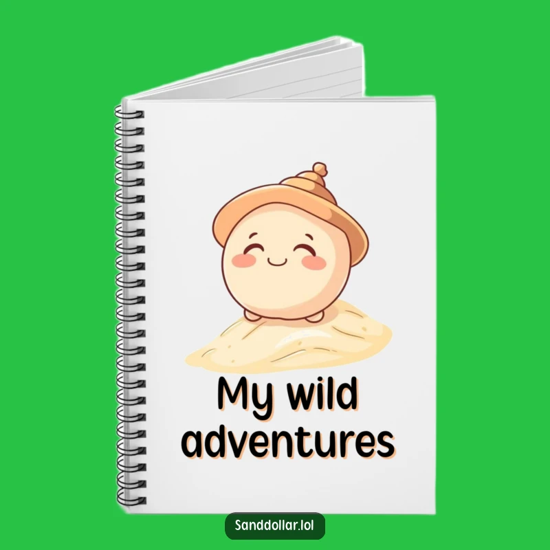 Funny Rolling Sand Dollar Notebook: Hilarious Journal for Your Adventurous Thoughts!